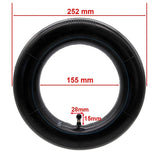 Chambre à air 80/65-6(10×3)(255×80) VC 90×90° [Ewheel]