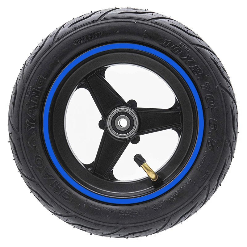 Jante 6,5/B47mm bleue avec pneu 10" pour Smartgyro Speedway & Rockway