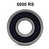 Roulement à billes 6000RS - 10 pcs.