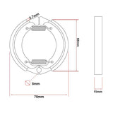Plaquettes de frein à tambour pour Mi3 lite/Mi4 lite/Motus Scooty 10