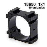 Support de batterie 18650 1x1 - 10 pcs