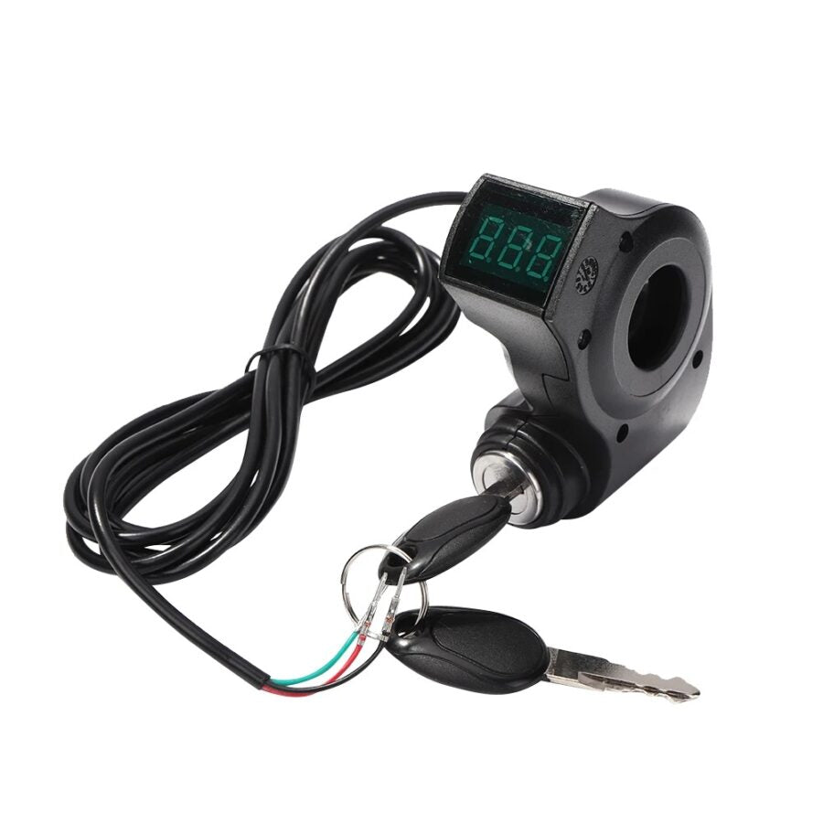 Clé de contact avec Voltmètre avec connecteur SM