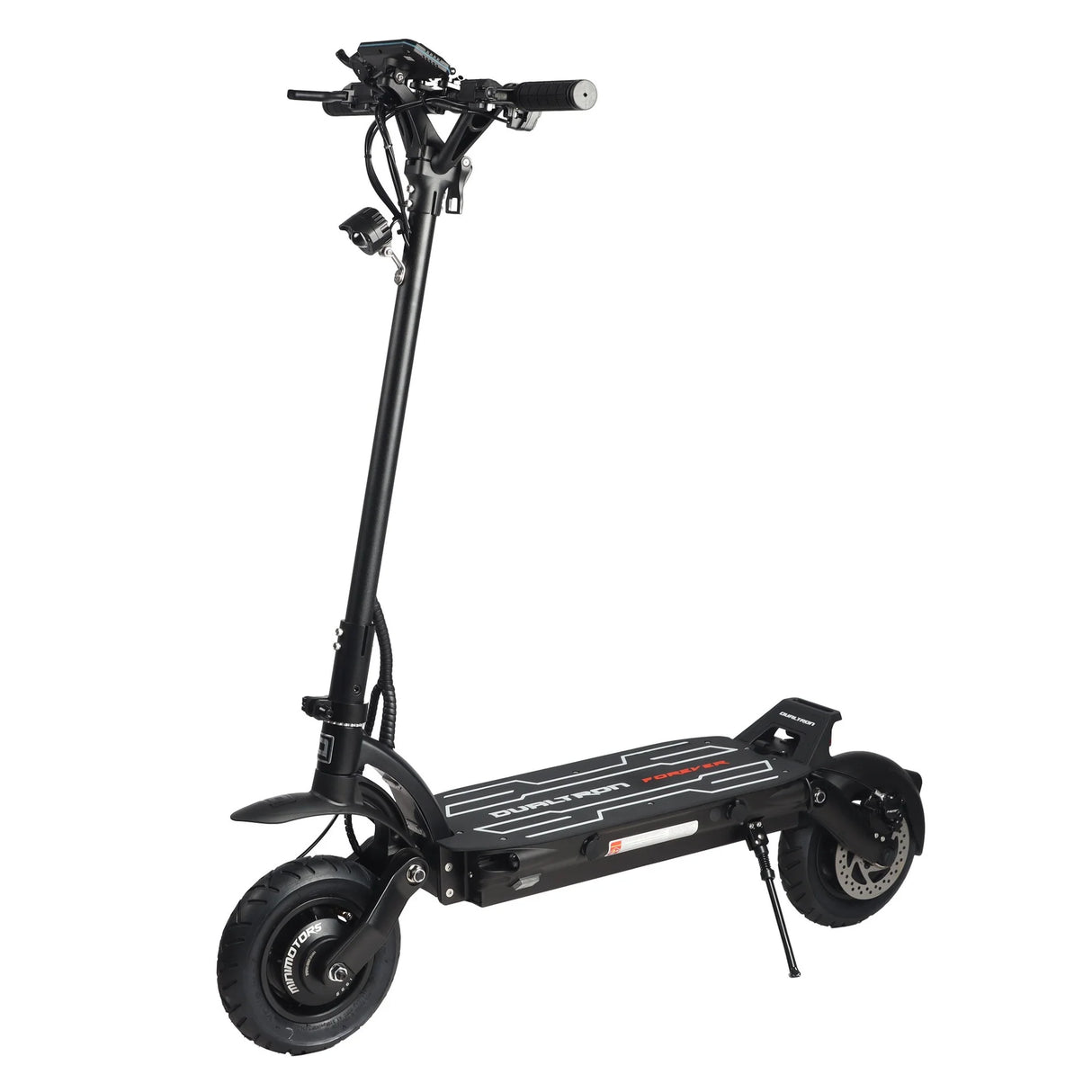 Trottinette électrique Dualtron Forever 60V Limited, équipée de doubles moteurs puissants, de suspensions performantes et d’une batterie haute capacité pour une grande autonomie.