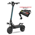Trottinette électrique Dualtron Thunder 3 72V 40Ah avec double moteur haute puissance, suspension avancée, pneus larges et design sportif ultra performant.