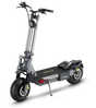 Trottinette électrique Langfeite H2 Dual 72V 40Ah noire avec double moteur, suspension renforcée, pneus tout-terrain et châssis robuste haute performance.