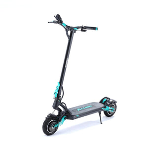 VSETT 9 52V 13Ah, trottinette électrique pliable noire et jaune.