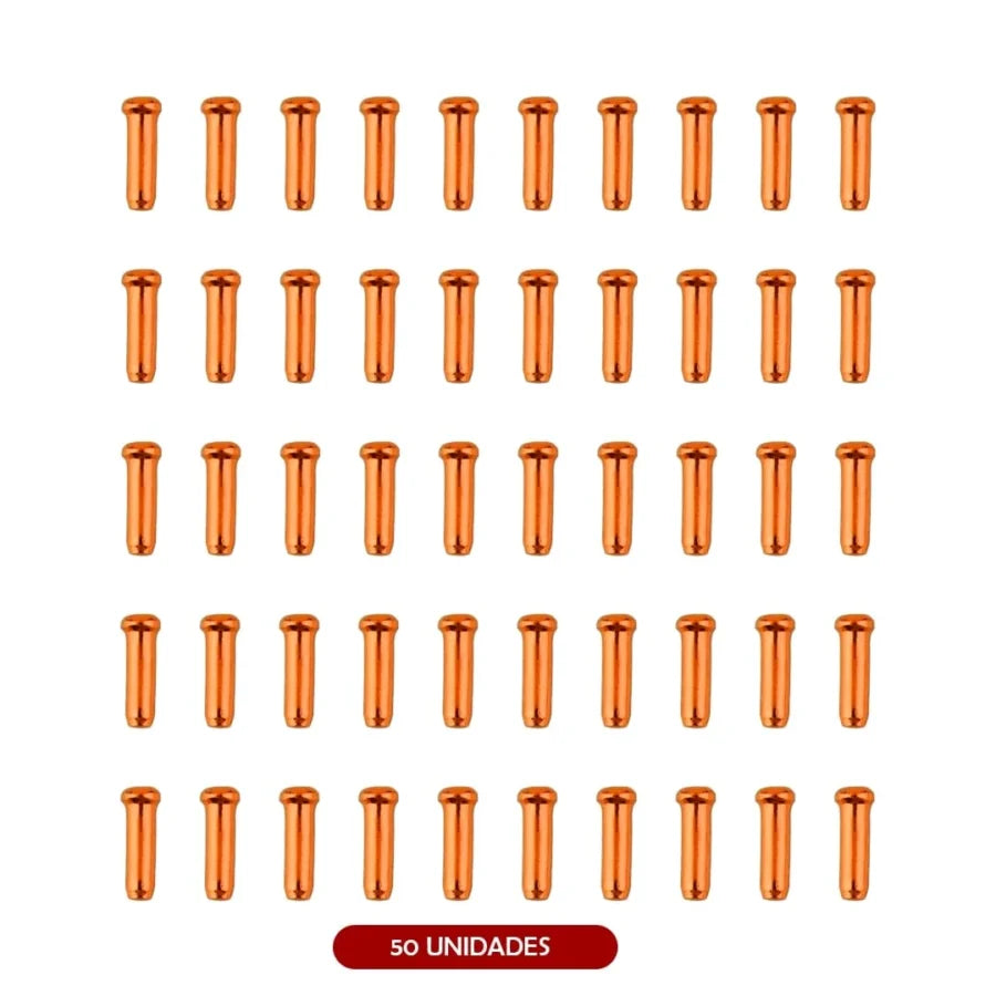 Arrêt de câble de frein (Pack de 50 unités) Orange
