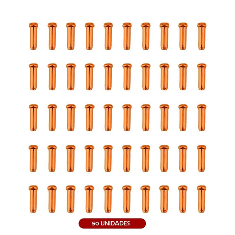 Arrêt de câble de frein (Pack de 50 unités) Orange