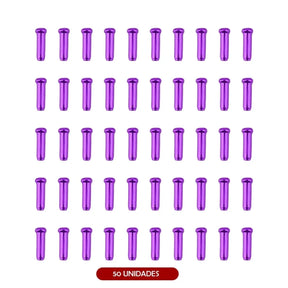Arrêt de câble de frein (Pack de 50 unités) Violet
