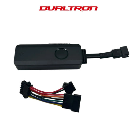DUALTRON | TRACEUR GPS, vue principale de face, pièce de rechange certifiée (GPS et alarmes) compatible Volt pour trottinette électrique.