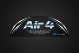 Étiquette de pont de scooter - Air 4, vue principale de face, accessoire et composant d'origine compatible PURE pour scooter électrique haute performance.