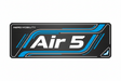 Étiquette de pont de scooter - Air 5, vue principale de face, accessoire et composant d'origine compatible PURE pour scooter électrique haute performance.