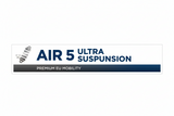 étiquette de pont de scooter - Air 5 Ultra Suspension, vue principale de face, accessoire et composant d'origine compatible PURE pour scooter électrique haute performance.