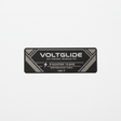 Autocollant, tube de direction, vue principale de face, accessoire et composant d'origine compatible PURE pour véhicule de mobilité urbaine.