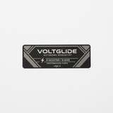 Autocollant, tube de direction, vue principale de face, accessoire et composant d'origine compatible PURE pour véhicule de mobilité urbaine.