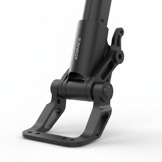Béquille centrale - Advance, vue principale de face, accessoire et composant d'origine compatible PURE pour véhicule de mobilité urbaine.