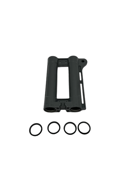 KS-S18 | SUPPORT TUBE DROIT, vue principale de face, pièce de rechange certifiée (Couvercles et protections) compatible Volt pour gyroroue et monocycle électrique.