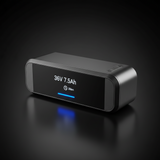 Batterie 36v 7,5Ah 30km et mousse, vue principale de face, accessoire et composant d'origine compatible PURE pour véhicule de mobilité urbaine.