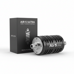 Boîte de suspension Air 5 Ultra, vue principale de face, accessoire et composant d'origine compatible PURE pour véhicule de mobilité urbaine.