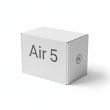 Boîte extérieure Air 5, vue principale de face, accessoire et composant d'origine compatible PURE pour véhicule de mobilité urbaine.