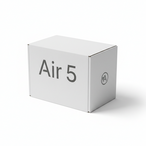 Boîte extérieure Air 5, vue principale de face, accessoire et composant d'origine compatible PURE pour véhicule de mobilité urbaine.