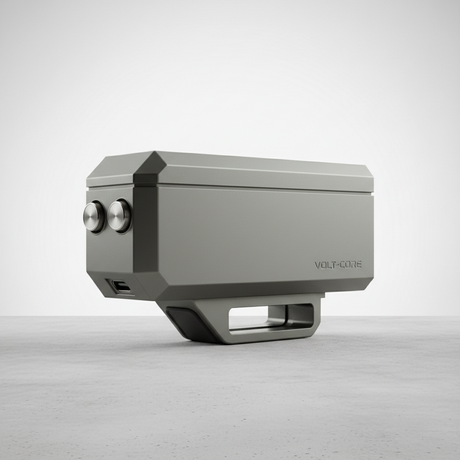 Boîtier de batterie - GUN, vue principale de face, accessoire et composant d'origine compatible PURE pour véhicule de mobilité urbaine.