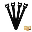 Attaches Velcro réutilisables 12x150mm – pa couleur : noir