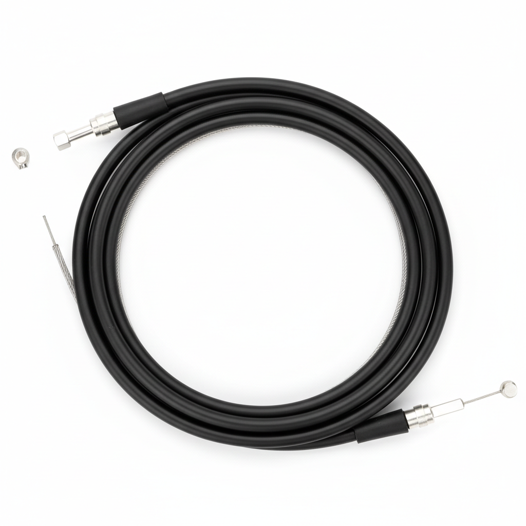 Câble de frein complet, vue principale de face, accessoire et composant d'origine compatible PURE pour véhicule de mobilité urbaine.