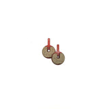 LANGFEITE | PLAQUETTES DE FREIN, vue principale de face, pièce de rechange certifiée (Plaquettes de frein) compatible Volt pour trottinette électrique.