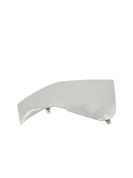 KS-S18 | COQUE GAUCHE BLANCHE, vue principale de face, pièce de rechange certifiée (Couvercles et protections) compatible Volt pour gyroroue et monocycle électrique.