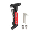 Béquille réglable pour scooter Xiaomi 4/Ninebot F (noir-rouge)