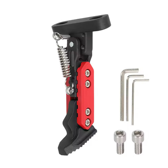 Béquille réglable pour scooter Xiaomi 4/Ninebot F (noir-rouge)