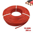 Câble 16AWG 200M Rouge