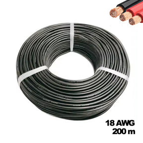 Câble 18AWG 200M Noir