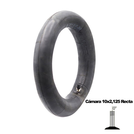 Chambre à air pour scooter 10×2,125 Valve droite [Premium]
