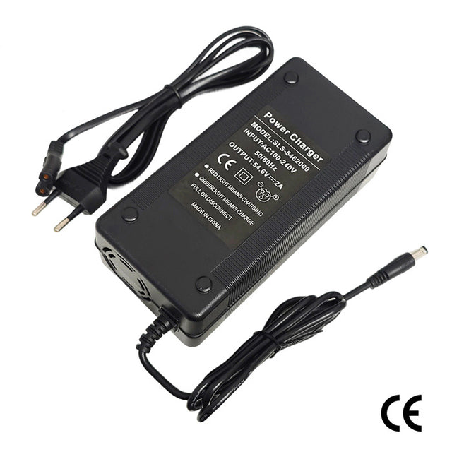 Chargeur 48 V (sortie 54,6 V) Connecteur CC 2 A 5,5 × 2,5 mm [Standard]