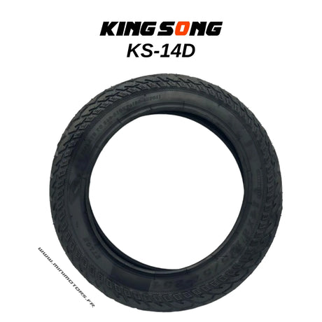 KS-14D | PNEU, vue principale de face, pièce de rechange certifiée (Pneus) compatible Volt pour gyroroue et monocycle électrique.