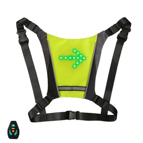 Gilet réfléchissant avec lumière clignotante