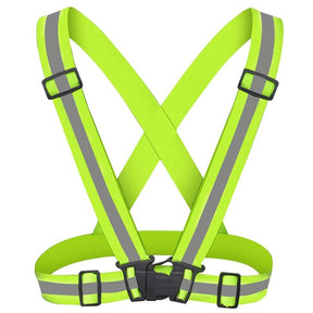 Gilet de sécurité réfléchissant fluorescent unisexe