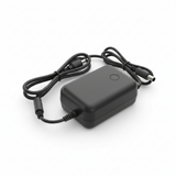 Chargeur éteint - 36 V 2,0 A, vue principale de face, accessoire et composant d'origine compatible PURE pour véhicule de mobilité urbaine.