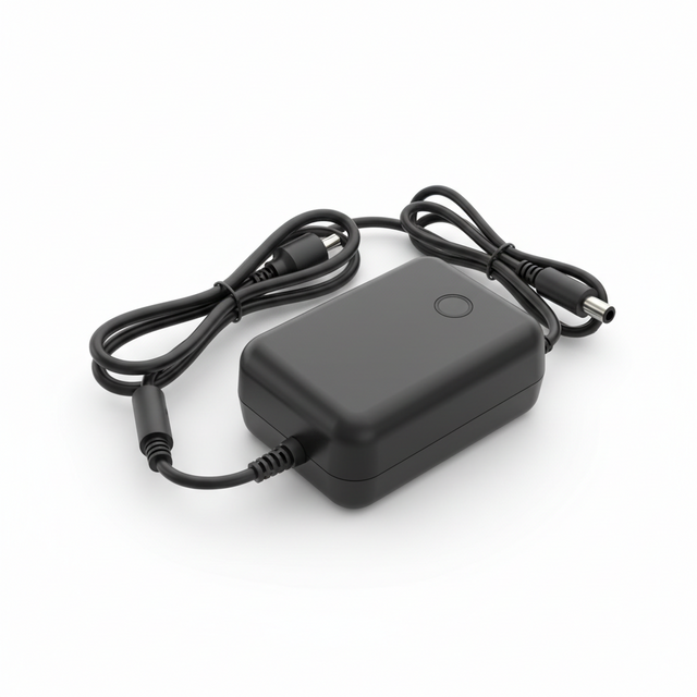 Chargeur éteint - 36 V 2,0 A, vue principale de face, accessoire et composant d'origine compatible PURE pour véhicule de mobilité urbaine.