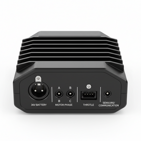 Contrôleur de moteur 36 V, vue principale de face, accessoire et composant d'origine compatible PURE pour véhicule de mobilité urbaine.