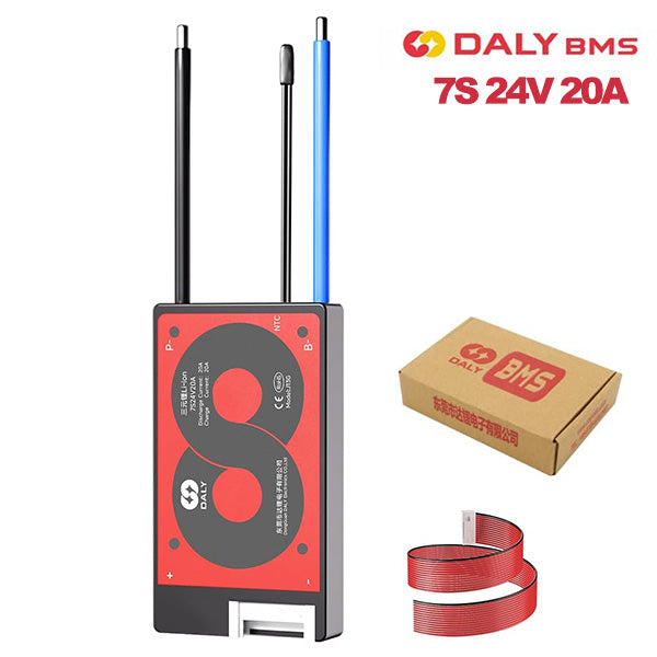 BMS DALY 7S 24V 20A Batterie Li-ion