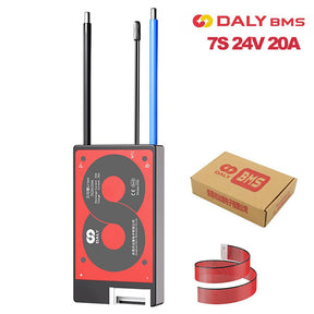 BMS DALY 7S 24V 20A Batterie Li-ion