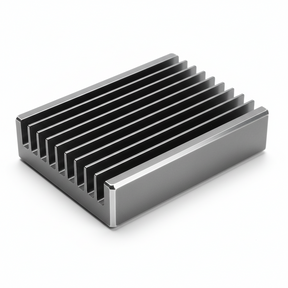 Dissipateur thermique du boîtier du contrôleur de moteur - GUN, vue principale de face, accessoire et composant d'origine compatible PURE pour véhicule de mobilité urbaine.