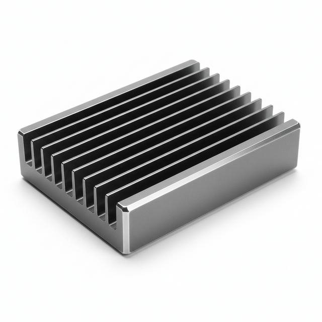 Dissipateur thermique du boîtier du contrôleur de moteur - GUN, vue principale de face, accessoire et composant d'origine compatible PURE pour véhicule de mobilité urbaine.