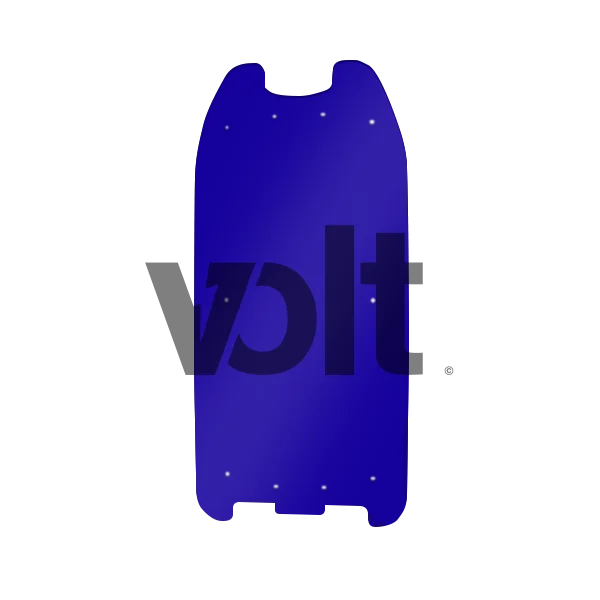 CARBONREVO DOUBLURE DE DECK 3MM BLUE - DUALTRON 1/RAPTOR