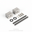 Embouts et support de support de batterie Escape, vue principale de face, accessoire et composant d'origine compatible PURE pour véhicule de mobilité urbaine.