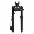 Ensemble de fourche avant (avec stabilisation de direction) BLK, vue principale de face, accessoire et composant d'origine compatible PURE pour véhicule de mobilité urbaine.