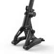 Ensemble de fourche avant avec stabilisation de direction - Noir, vue principale de face, accessoire et composant d'origine compatible PURE pour véhicule de mobilité urbaine.